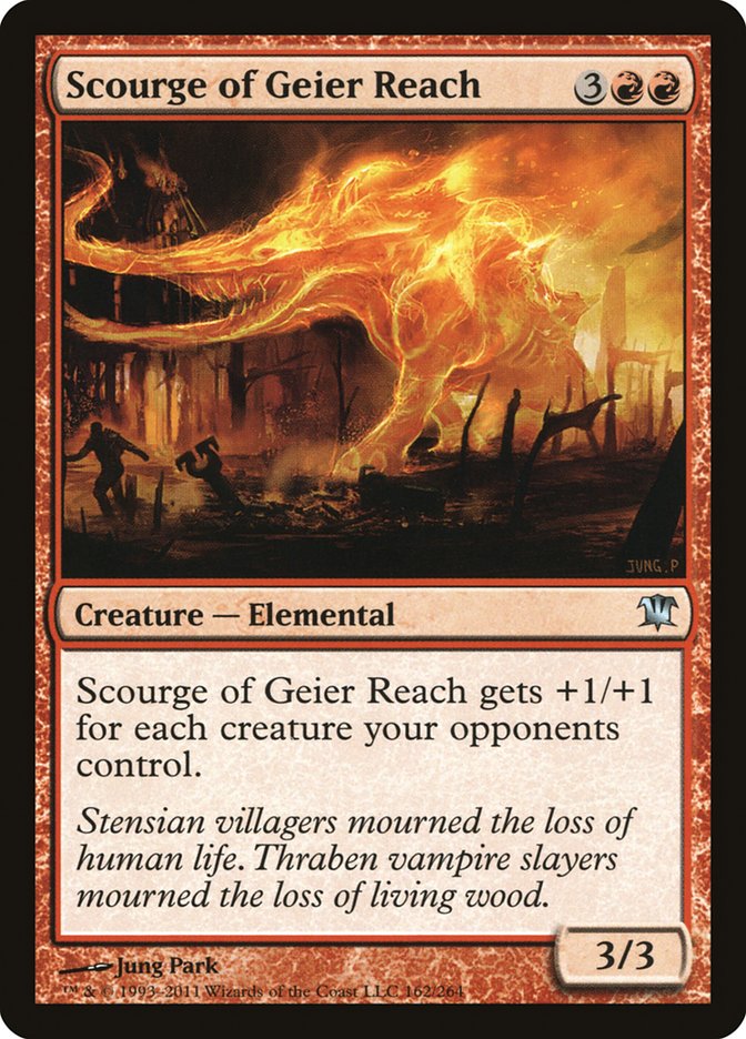 Scourge of Geier Reach [Innistrad] Magic: The Gathering