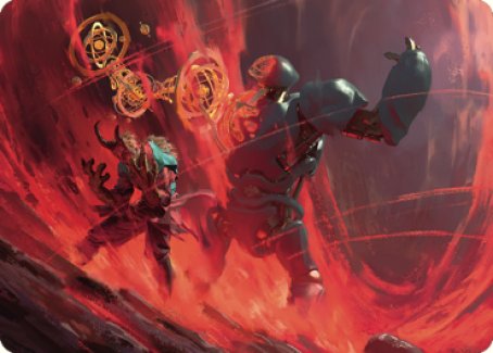Twinferno Art Card [Dominaria United Art Series] Magic: The Gathering