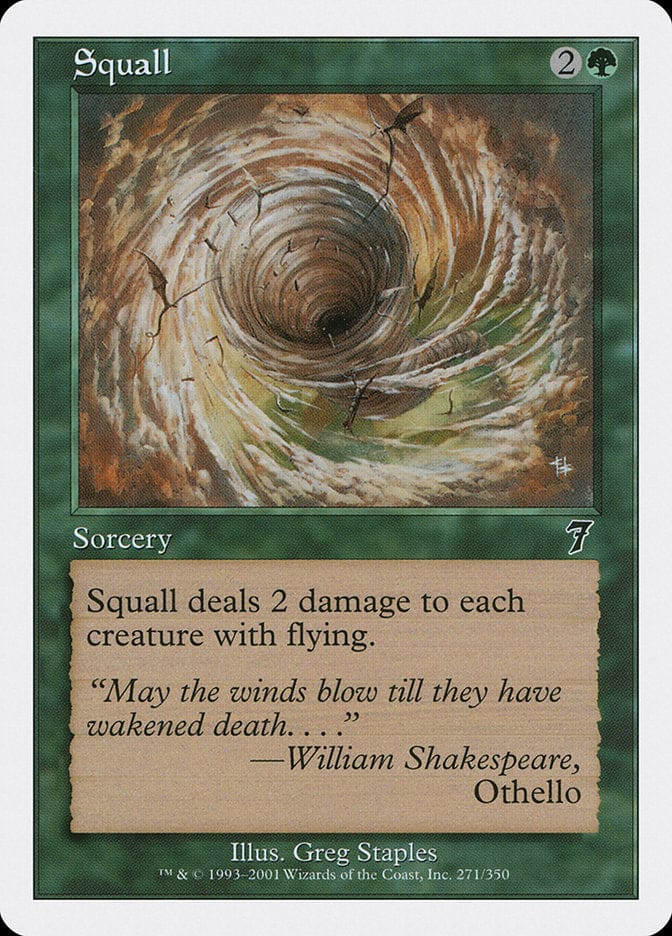 Squall [Seventh Edition] Magic: The Gathering