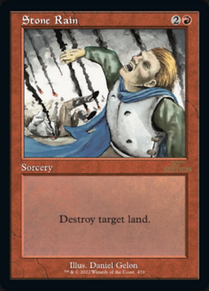 Stone Rain (Retro) [30th Anniversary Edition] Magic: The Gathering