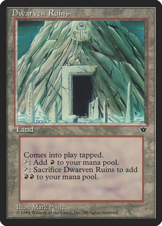 Dwarven Ruins [Fallen Empires] Magic: The Gathering