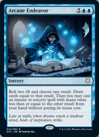 Arcane Endeavor [Dungeons & Dragons: Adventures in the Forgotten Realms Commander] Magic: The Gathering
