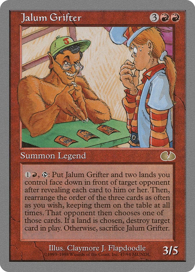 Jalum Grifter [Unglued] Magic: The Gathering