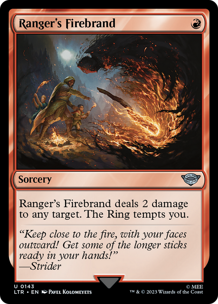 Ranger's Firebrand [The Lord of the Rings: Tales of Middle-Earth] Magic: The Gathering