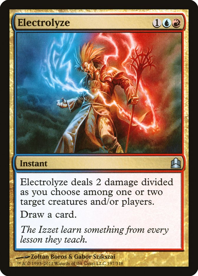Electrolyze [Commander 2011] Magic: The Gathering