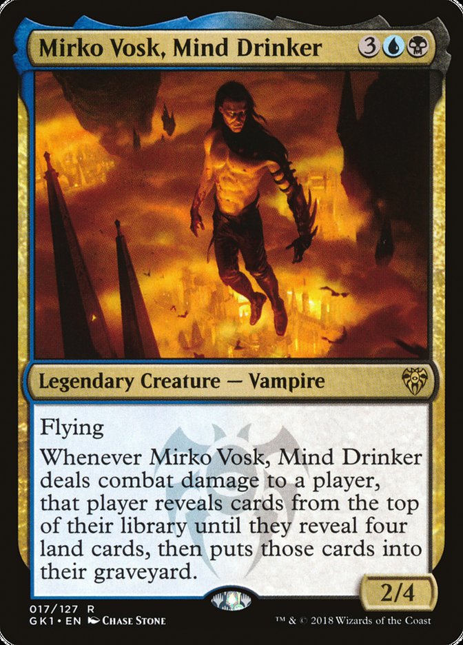 Mirko Vosk, Mind Drinker [Guilds of Ravnica Guild Kit] Magic: The Gathering