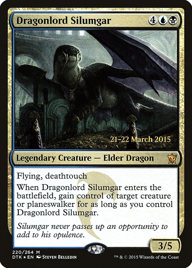 Dragonlord Silumgar [Dragons of Tarkir Prerelease Promos] Magic: The Gathering