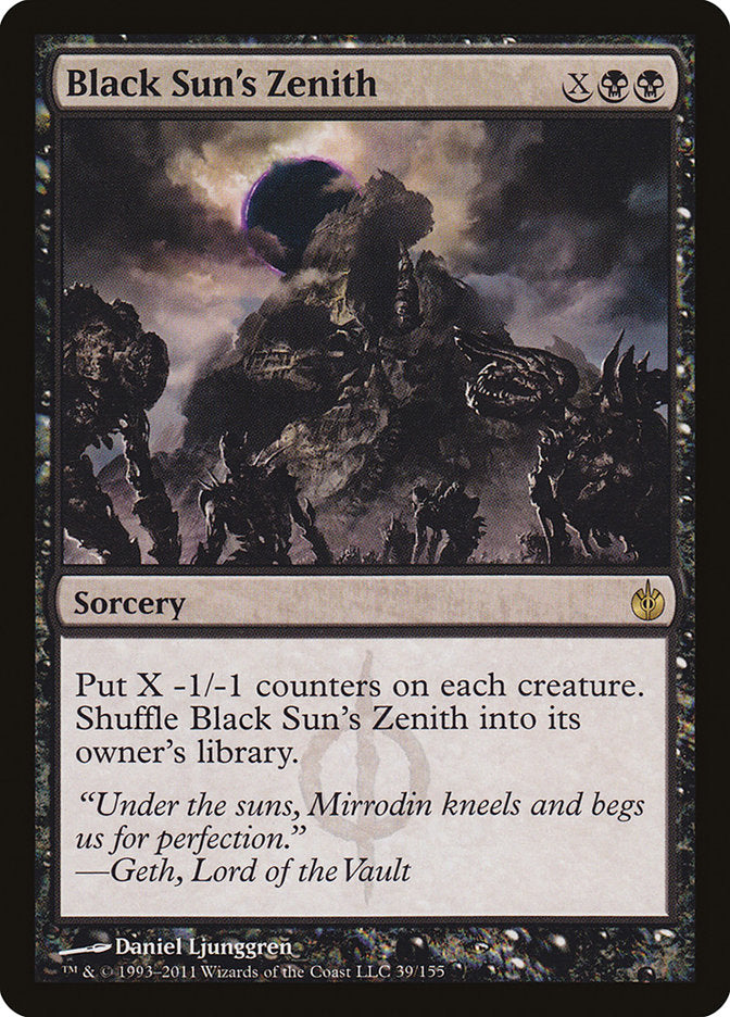 Black Sun's Zenith [Mirrodin Besieged] Magic: The Gathering