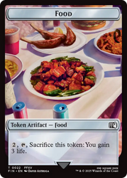 Hero (0002) // Food Double-Sided Token [FINAL FANTASY Tokens] Magic: The Gathering