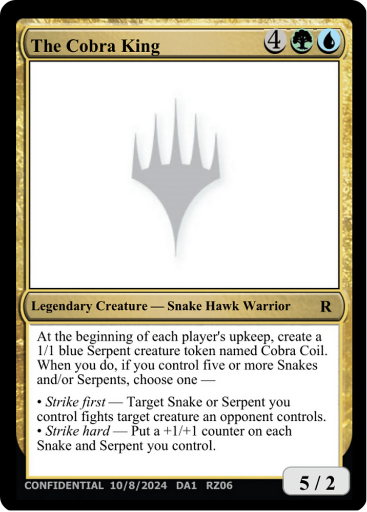 The Cobra King [Unknown Event] Magic: The Gathering