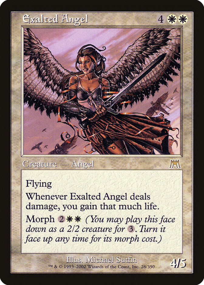 Exalted Angel [Onslaught] Magic: The Gathering