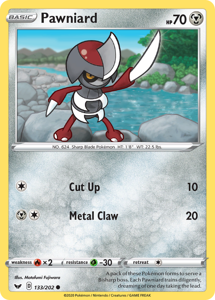 Pawniard (133/202) [Sword & Shield: Base Set] Pokémon