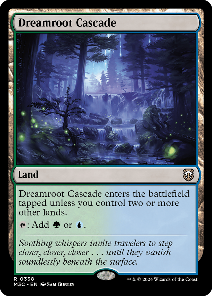 Dreamroot Cascade (Ripple Foil) [Modern Horizons 3 Commander] Magic: The Gathering