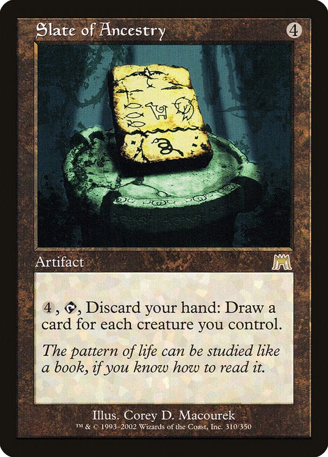 Slate of Ancestry [Onslaught] Magic: The Gathering