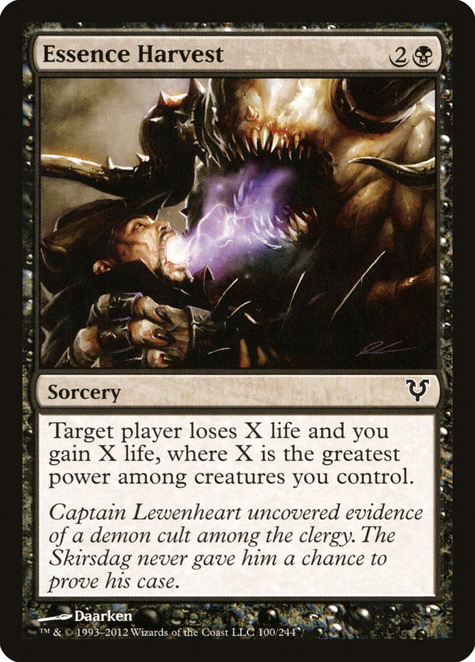 Essence Harvest [Avacyn Restored] Magic: The Gathering