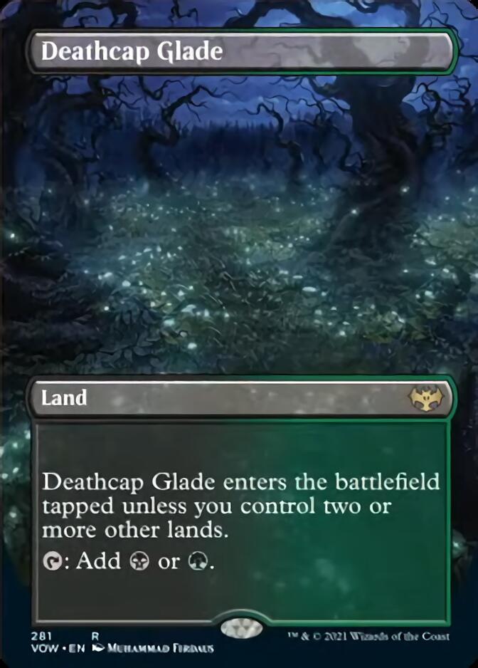 Deathcap Glade (Borderless Alternate Art) [Innistrad: Crimson Vow] Magic: The Gathering