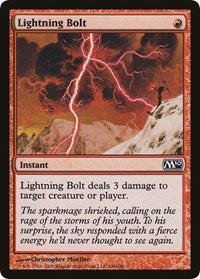 Lightning Bolt (M10) (Oversized) [Oversize Cards] Magic: The Gathering