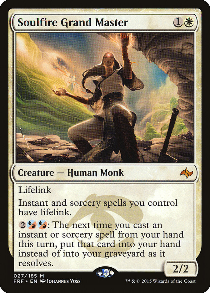 Soulfire Grand Master [Fate Reforged] Magic: The Gathering