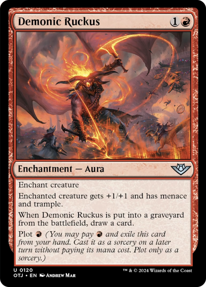 Demonic Ruckus [Outlaws of Thunder Junction] Magic: The Gathering