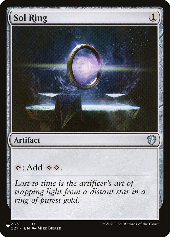 Sol Ring [Secret Lair: Heads I Win, Tails You Lose] Magic: The Gathering