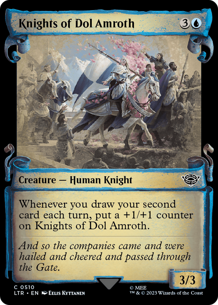 Knights of Dol Amroth [The Lord of the Rings: Tales of Middle-Earth Showcase Scrolls] Magic: The Gathering