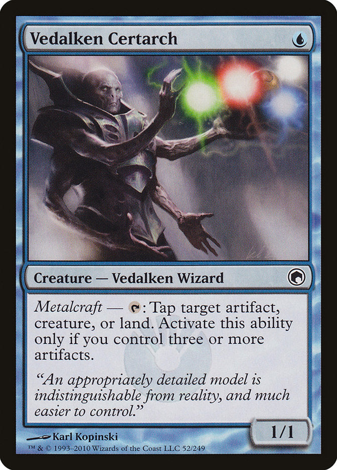Vedalken Certarch [Scars of Mirrodin] Magic: The Gathering