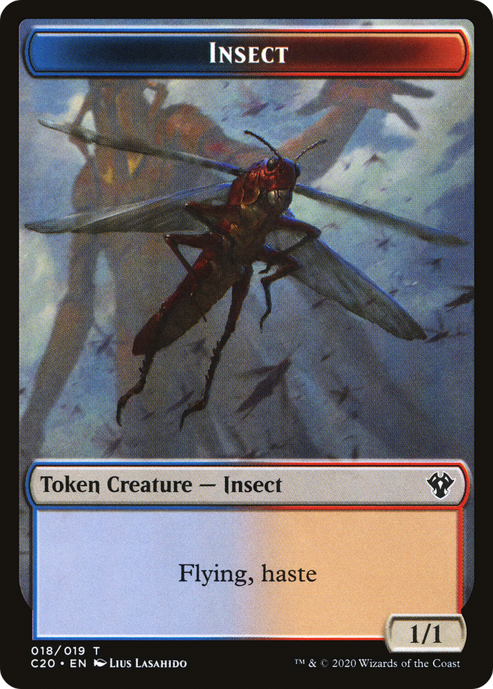 Treasure // Insect Double-Sided Token [Secret Lair: Heads I Win, Tails You Lose Tokens] Magic: The Gathering