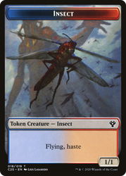 Treasure // Insect Double-Sided Token [Secret Lair: Heads I Win, Tails You Lose Tokens] Magic: The Gathering