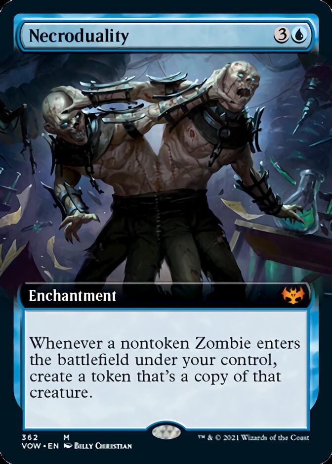 Necroduality (Extended Art) [Innistrad: Crimson Vow] Magic: The Gathering