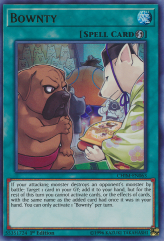 Bownty [CHIM-EN063] Ultra Rare - Yugioh Cards For Your TCG Needs!