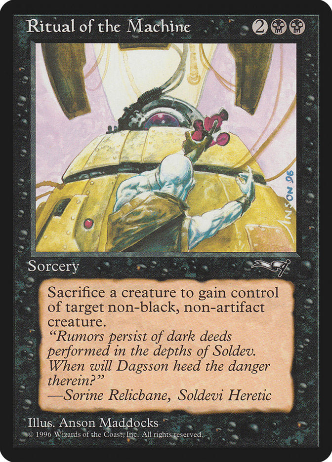Ritual of the Machine [Alliances] Magic: The Gathering