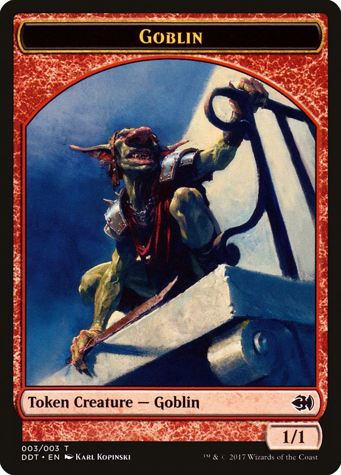 Goblin Token [Duel Decks: Merfolk vs. Goblins Tokens] Magic: The Gathering