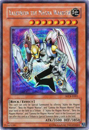 Valkyrion the Magna Warrior [WC4-E001] Prismatic Secret Rare Yu-Gi-Oh!
