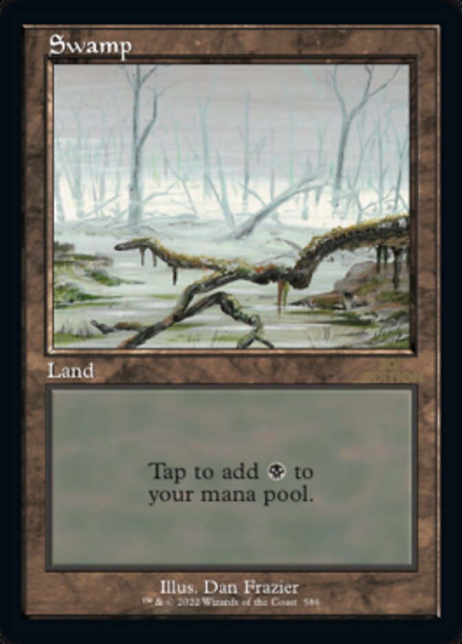 Swamp (Retro) (586) [30th Anniversary Edition] Magic: The Gathering