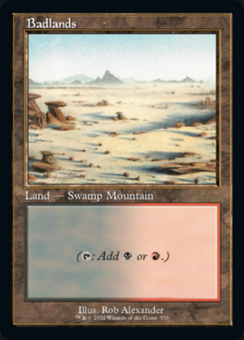 Badlands (Retro) [30th Anniversary Edition] Magic: The Gathering