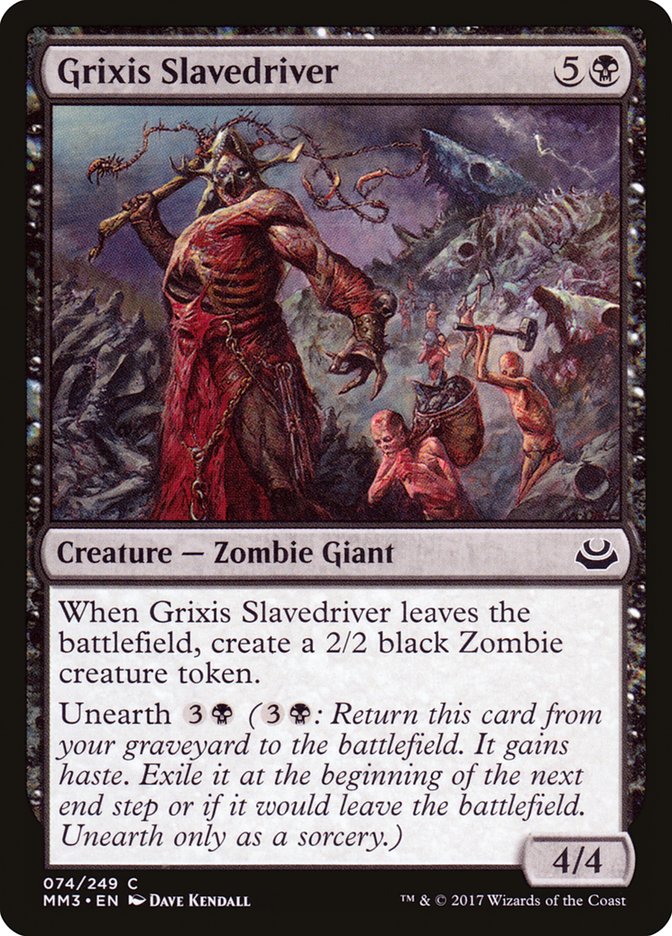 Grixis Slavedriver [Modern Masters 2017] Magic: The Gathering