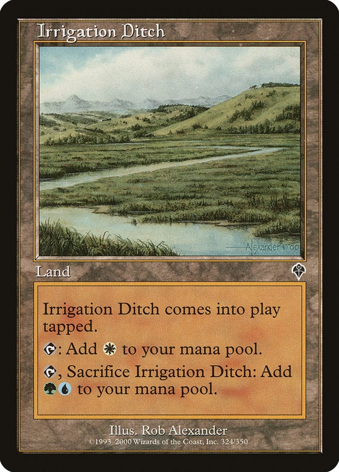 Irrigation Ditch [Invasion] Magic: The Gathering
