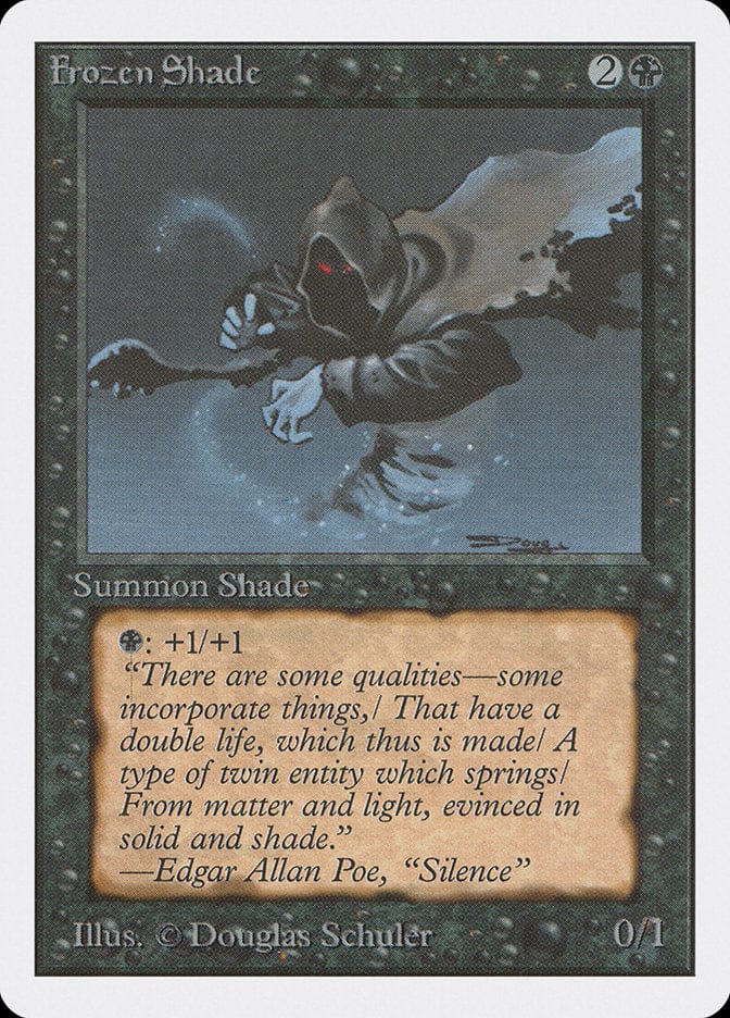 Frozen Shade [Unlimited Edition] Magic: The Gathering
