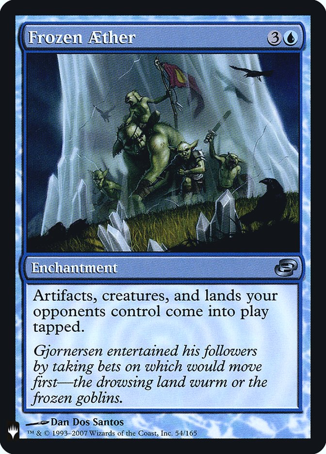 Frozen Aether [Mystery Booster] Magic: The Gathering