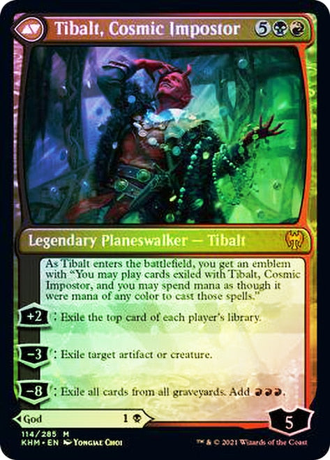 Valki, God of Lies // Tibalt, Cosmic Impostor [Kaldheim Prerelease Promos] Magic: The Gathering