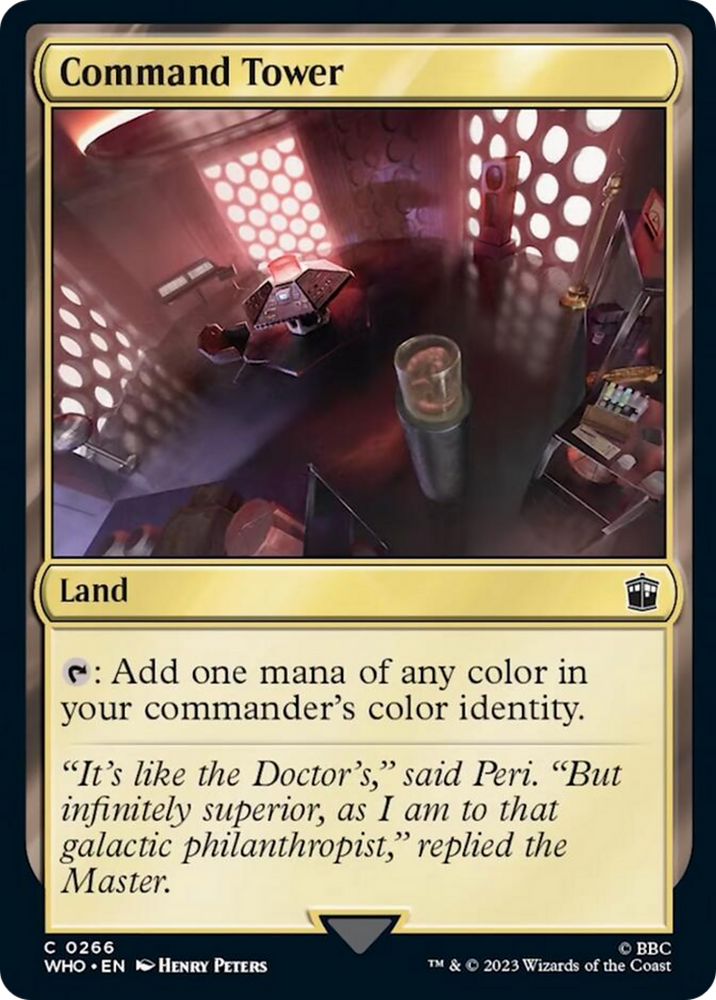 Command Tower (0266) [Doctor Who] Magic: The Gathering