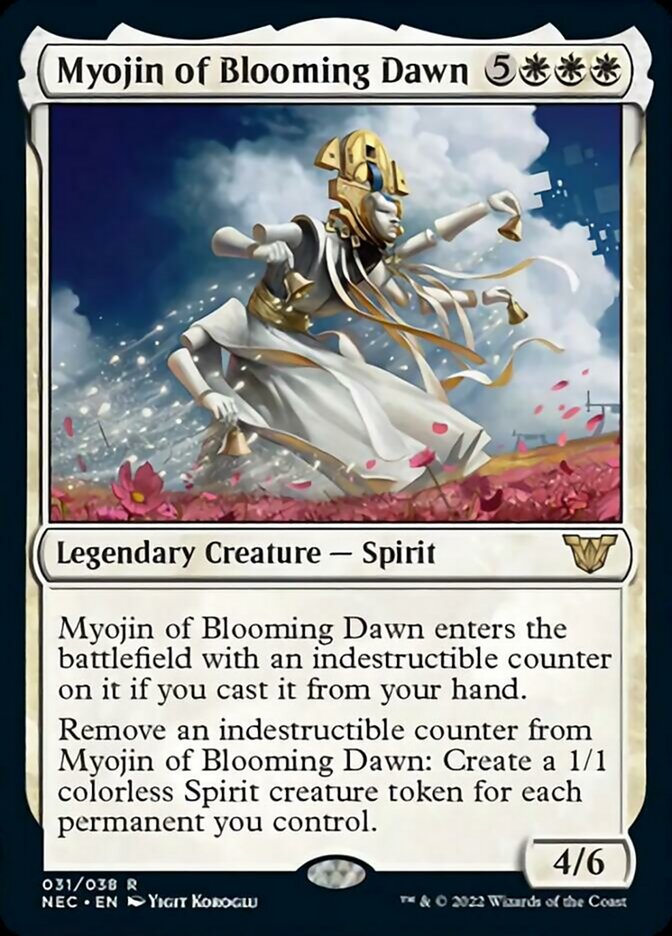 Myojin of Blooming Dawn [Kamigawa: Neon Dynasty Commander] Magic: The Gathering