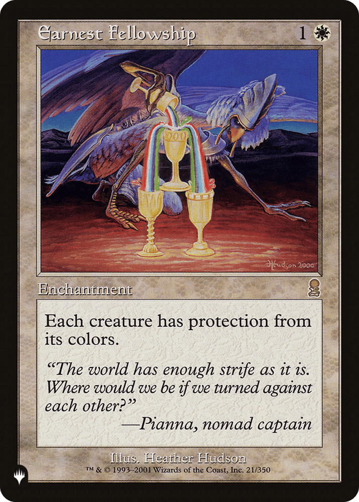 Earnest Fellowship [The List] Magic: The Gathering