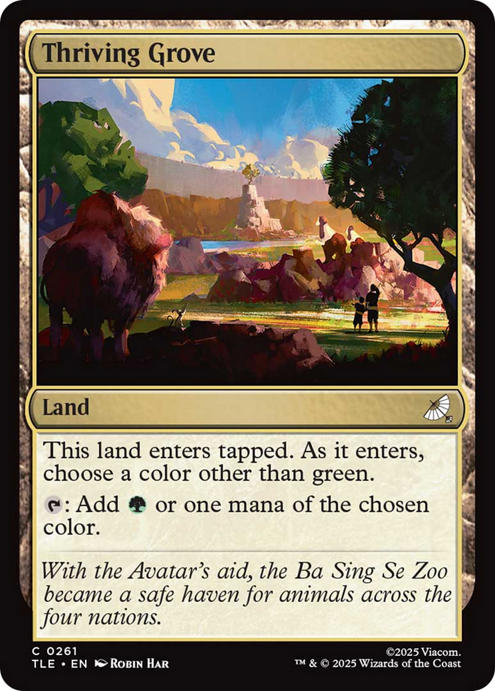 Thriving Grove [Avatar: The Last Airbender: Eternal-Legal] Magic: The Gathering