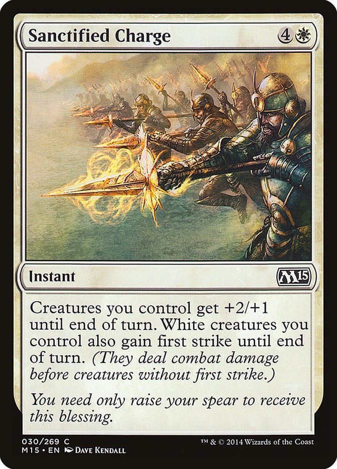 Sanctified Charge [Magic 2015] Magic: The Gathering