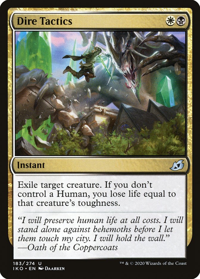 Dire Tactics [Ikoria: Lair of Behemoths] Magic: The Gathering
