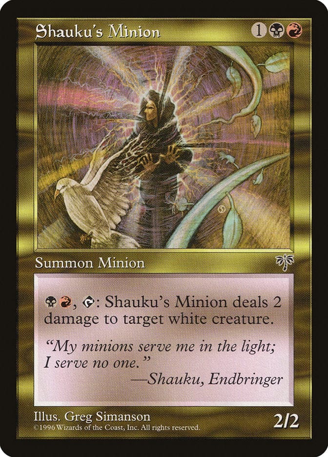 Shauku's Minion [Mirage] Magic: The Gathering
