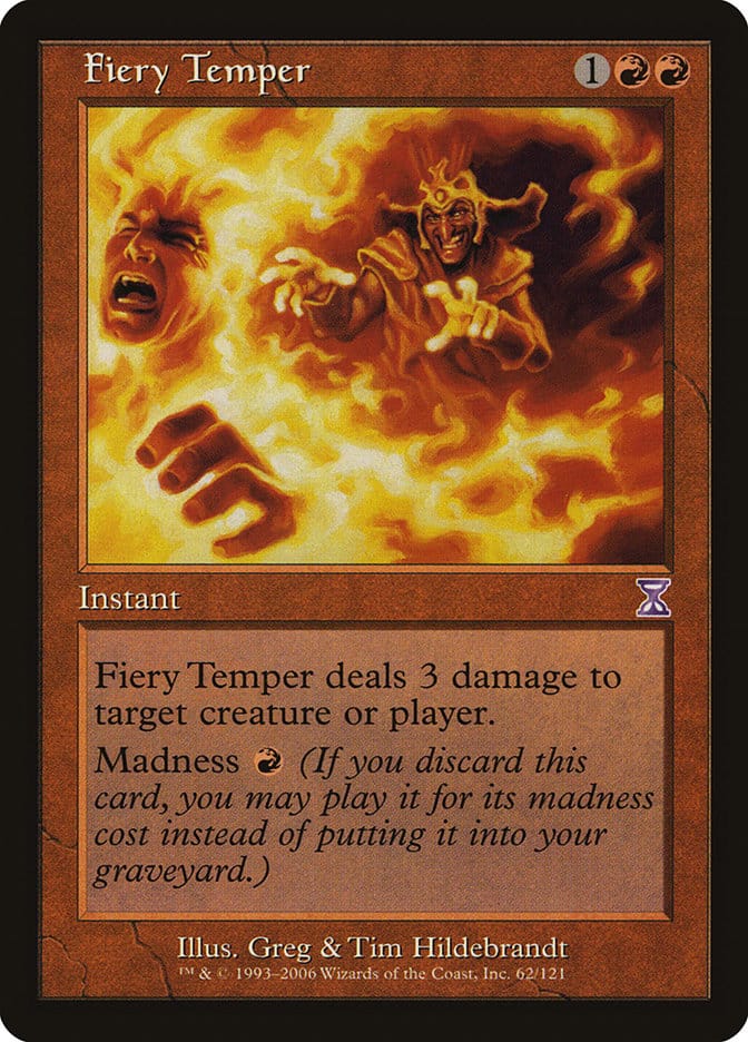 Fiery Temper [Time Spiral Timeshifted] Magic: The Gathering