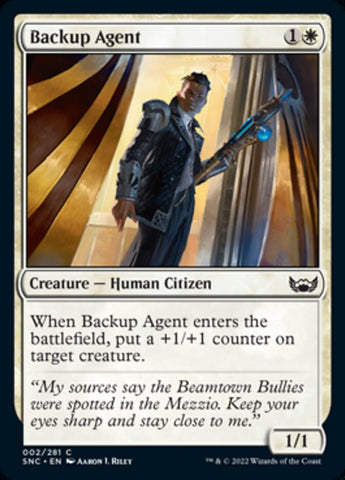 Backup Agent [Streets of New Capenna] Magic: The Gathering