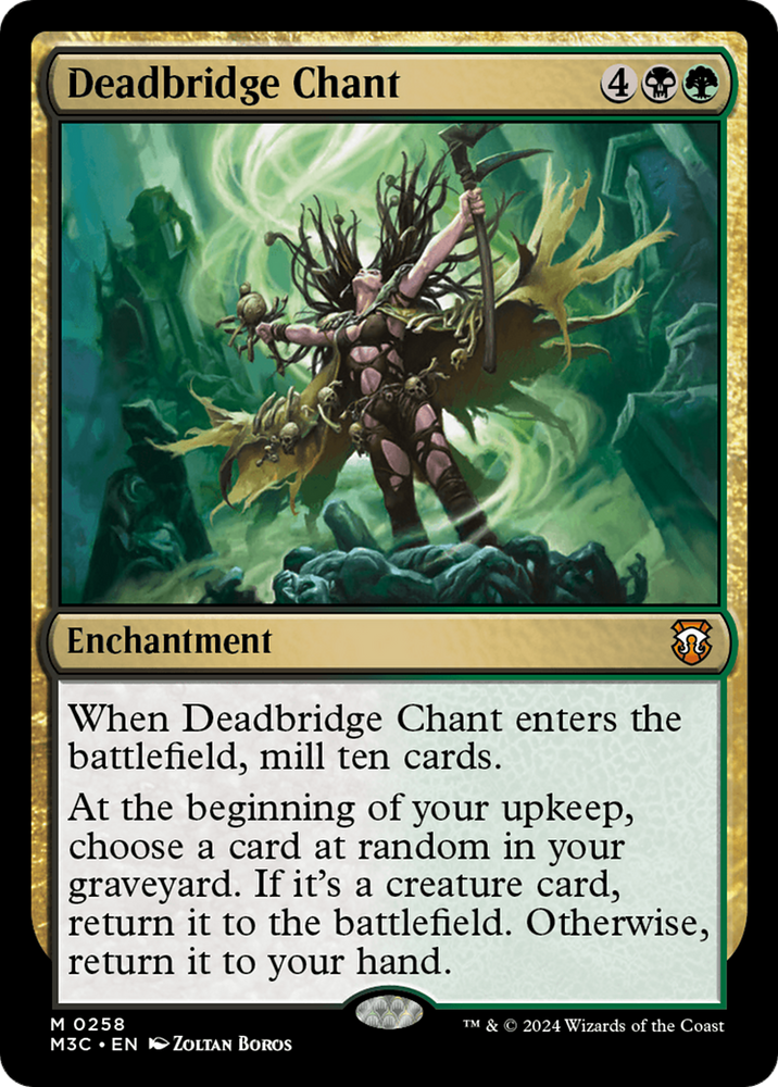 Deadbridge Chant (Ripple Foil) [Modern Horizons 3 Commander] Magic: The Gathering